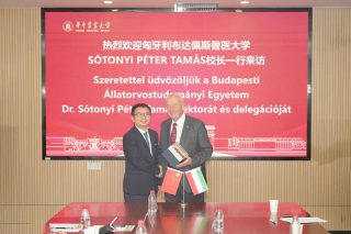 Egyetemünk delegációja látogatást tett kínai partnerintézményünknél