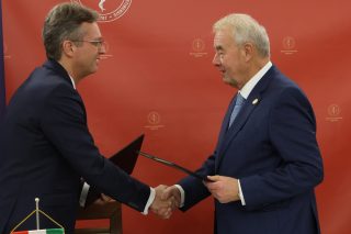 Az Állatorvostudományi Egyetem és a Kulturális és Innovációs Minisztérium együttműködési megállapodásának ünnepélyes aláírása