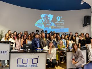 A guest speaker from ÁTE at a scientific conference held in Italy on the topic of human assisted reproductive technology