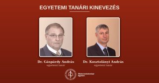 Egyetemi tanári kinevezés az Állatorvostudományi Egyetemen